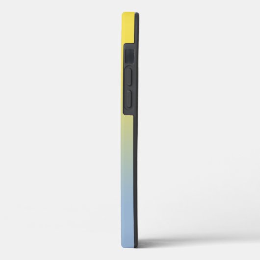 Minimaal geel tot lichtblauw verloop Case-Mate iPhone case (Achterkant / Links)