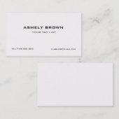 Minimaal gegraveerd Visitekaartje (Voorkant / Achterkant)