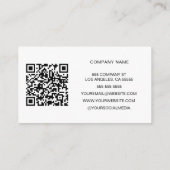 Minimaal gepersonaliseerd foto-Logo-Visitekaartje Visitekaartje (Achterkant)