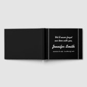 Minimaal, gewoon begrafenisboek gastenboek (Volledig)