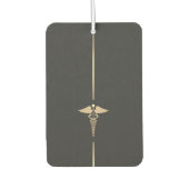 Minimaal Gold Caduceus-symbool Luchtverfrisser (Voorkant)