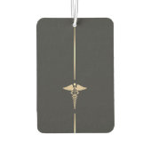 Minimaal Gold Caduceus-symbool Luchtverfrisser (Achterkant)