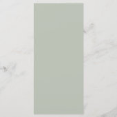 Minimaal Gold Handwriting Simple Type Cream-menu Menu (Achterkant)