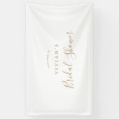 Minimaal Gold Vrijgezellenfeest Welkom Spandoek (Verticaal)