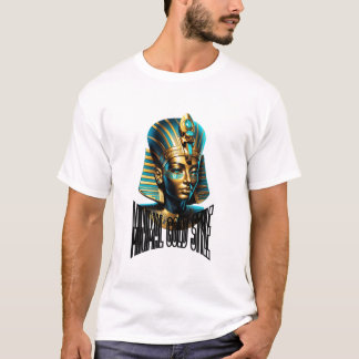 Minimaal Goud Logo T-Shirt – Luxe Streetwear