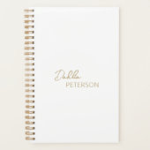 Minimaal Goud Modern Planner (Voorkant)