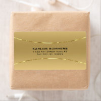 Minimaal gouden achtergrond metalen look acryl