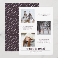 Minimaal grafisch | Jaar van review 3 Fotocollage