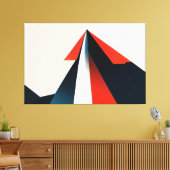 Minimaal Grafisch Ontwerp Canvas Afdruk (Insitu (Woonkamer))