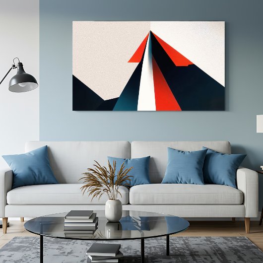 Minimaal Grafisch Ontwerp Canvas Afdruk