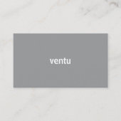 Minimaal grijs en wit Visitekaartje (Voorkant)