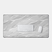 Minimaal grijs marmer bureaumat (Keyboard & Muis)