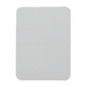 Minimaal grijs polkadotpatroon  magneet (Verticaal)