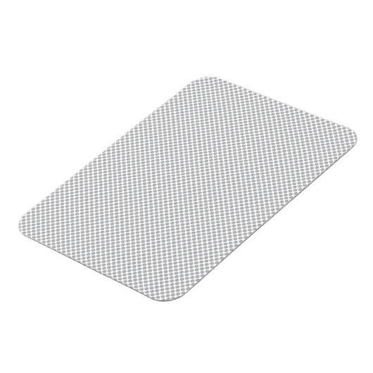Minimaal grijs polkadotpatroon  magneet (Linkerzijde)