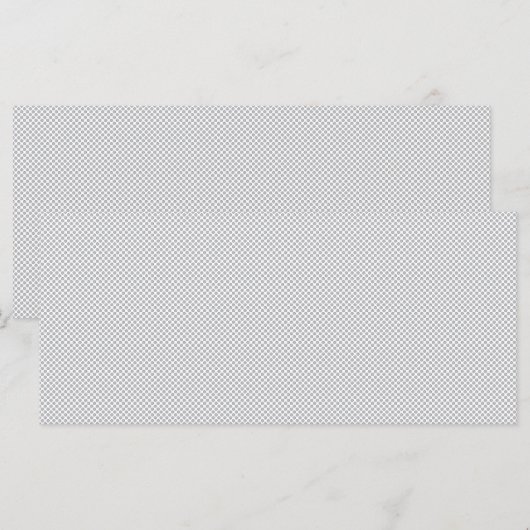 Minimaal grijs polkadotpatroon menu (Voorkant / Achterkant)