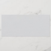 Minimaal grijs polkadotpatroon  menu (Voorkant)