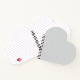 Minimaal grijs polkadotpatroon notitieboek