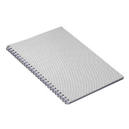 Minimaal grijs polkadotpatroon notitieboek