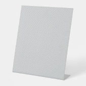 Minimaal grijs stip patroon reclamebord met voetstuk (Voorkant)