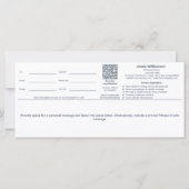 Minimaal Grijs Wit Wellness Cadeaubon (Achterkant)