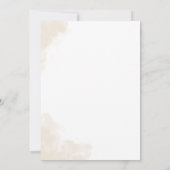 Minimaal groen Eucalyptus bruiloft Kaart (Achterkant)