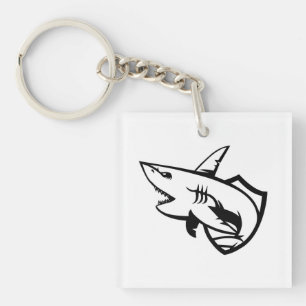 Minimaal haardesign sleutelhanger