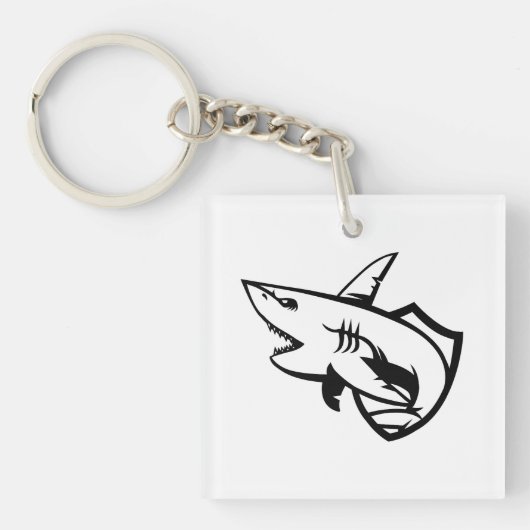 Minimaal haardesign sleutelhanger (voorkant)