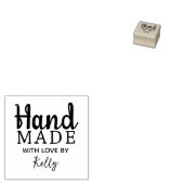 Minimaal handgemaakt, script rubberstempel (Gestempeld)