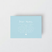 Minimaal handgeschreven elegante moderne Moederdag Kaart