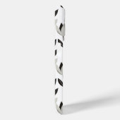 Minimaal handgetekende Boho Tulpen Monogram Naam Case-Mate iPhone Case (Achterkant / Rechts)