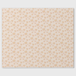 "Minimaal Hart Liefde Inpakpapier – Beige Esthetie