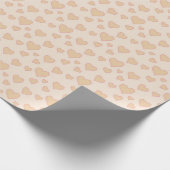 "Minimaal Hart Liefde Inpakpapier – Beige Esthetie (Hoek)