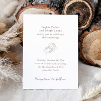 Minimaal Hoefijzer | Rustic Brown Wedding Zilver
