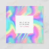 Minimaal holografisch Visitekaartje (Voorkant)