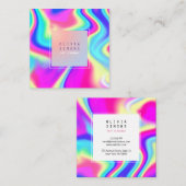 Minimaal holografisch Visitekaartje (Voorkant / Achterkant)