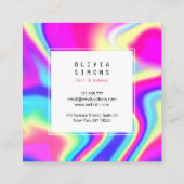 Minimaal holografisch Visitekaartje (Achterkant)