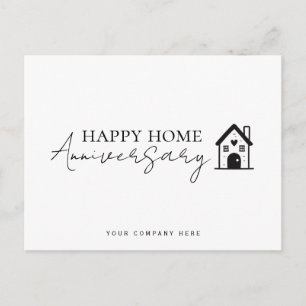 Minimaal Huis Script Thuis Jubileum Briefkaart