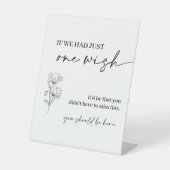 Minimaal Huwelijks Herdenking Jammer Dat Je Er Nie Reclamebord Met Voetstuk (Voorkant)