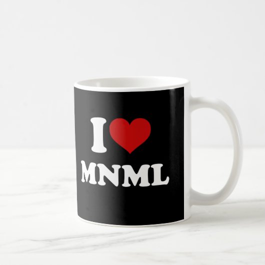 Minimaal I Love Koffiemok (Rechts)