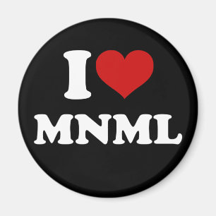 Minimaal I Love Magneet