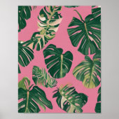 Minimaal Illustraties Monstera Plant Poster (Voorkant)