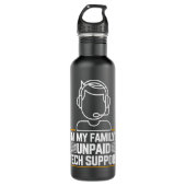 Minimaal in mijn gezin: onbetaalde technische onde waterfles  (Voorkant)