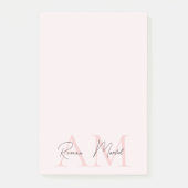 Minimaal Initiaal & gepersonaliseerd Post-it® Notes (Voorkant)