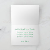 MINIMAAL IRland klaver shamrock All Purpose Kaart (Binnen)