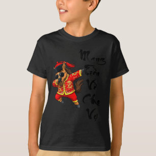 Minimaal Jaar Paard 2026 Vietnamese Maan T-shirt