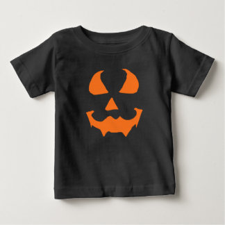 Minimaal Jack O Lantern Pompoen Gezicht T-Shirt