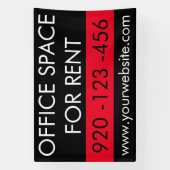 Minimaal kantoor te koop Commerciële onroerende go Spandoek (Verticaal)