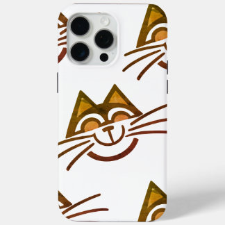 Minimaal kat ontwerp iPhone / iPad hoes