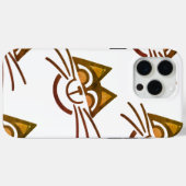 Minimaal kat ontwerp iPhone / iPad hoes (Achterkant (horizontaal))