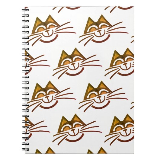Minimaal kat ontwerp notitieboek (Voorkant)